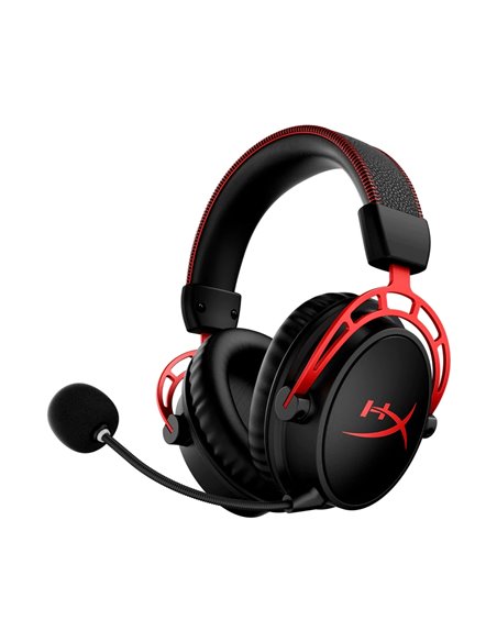 Căști gaming HyperX Cloud Alpha Wireless, Fără fir, Negru/Rosu