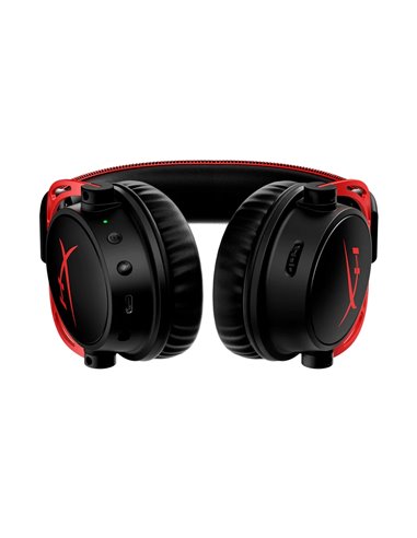 Căști gaming HyperX Cloud Alpha Wireless, Fără fir, Negru/Rosu