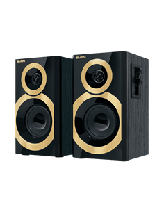 Компьютерные колонки 2.0 SVEN SPS-619, Черный/Золотой