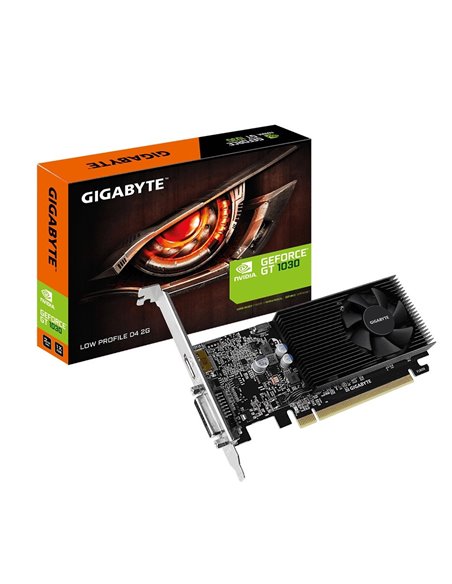 Видеокарта Gigabyte GV-N1030D4-2GL,  2ГБ DDR4 64бит