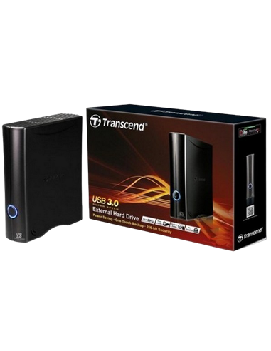 Внешний жесткий диск для настольного для компьютера Transcend StoreJet 35T3,  8 TB, Чёрный (TS8TSJ35T3)