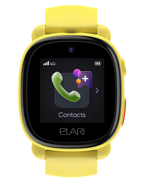 Детские часы Elari KidPhone 4G Lite, Жёлтый