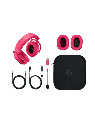 Căști gaming Logitech  G Pro X 2, Fără fir, Roz