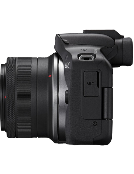 Беззеркальный фотоаппарат Canonn EOS R50 Black & RF-S 18-45mm f/4.5-6.3 IS STM & RF-S 55-210mm f/5-7.1 IS STM KIT