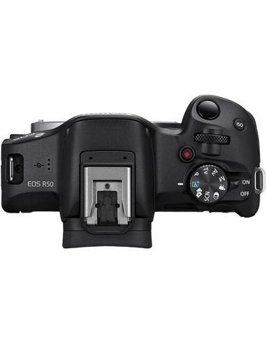 Беззеркальный фотоаппарат Canonn EOS R50 Black & RF-S 18-45mm f/4.5-6.3 IS STM & RF-S 55-210mm f/5-7.1 IS STM KIT
