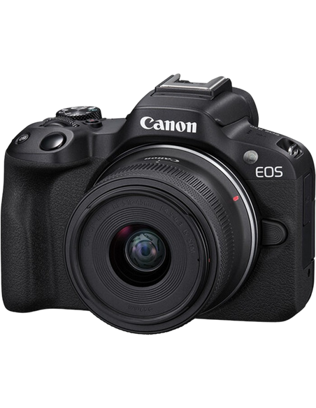 Беззеркальный фотоаппарат Canonn EOS R50 Black & RF-S 18-45mm f/4.5-6.3 IS STM & RF-S 55-210mm f/5-7.1 IS STM KIT