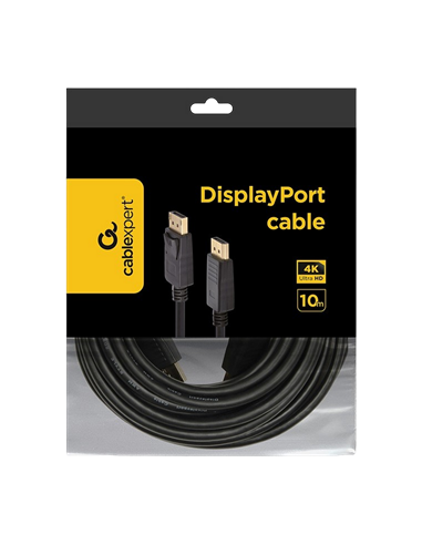 Видеокабель Cablexpert CC-DP2-10M, DisplayPort (M) - DisplayPort (M), 10м, Чёрный