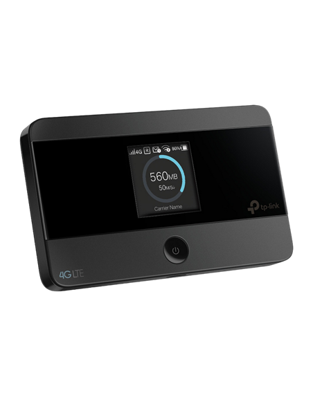 Мобильный Wi‑Fi роутер TP-LINK M7350, 2G, 3G, 4G, Чёрный