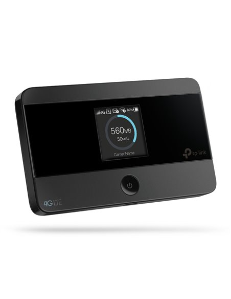 Мобильный Wi‑Fi роутер TP-LINK M7350, 2G, 3G, 4G, Чёрный