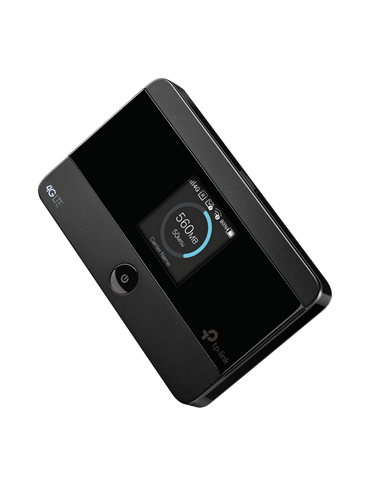 Мобильный Wi‑Fi роутер TP-LINK M7350, 2G, 3G, 4G, Чёрный