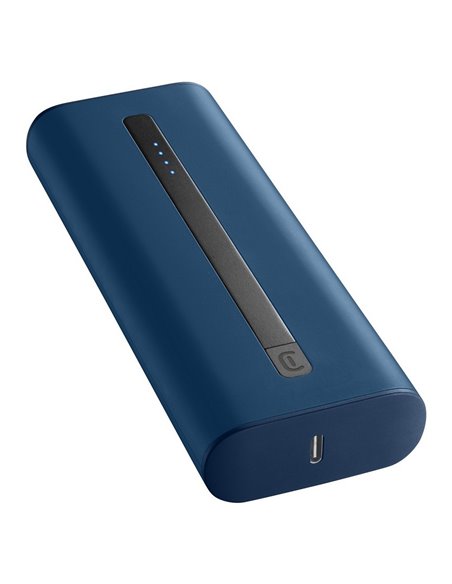 Acumulator extern Cellularline Thunder 20000, 20000mAh, Albastru