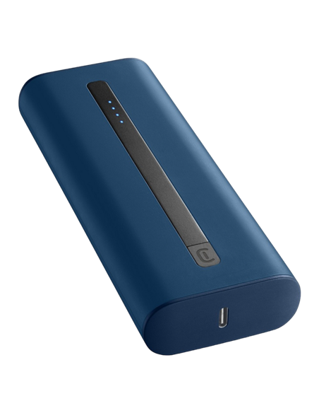 Acumulator extern Cellularline Thunder 20000, 20000mAh, Albastru