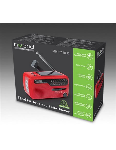 Boxă portabilă MUSE MH-07 RED, Roșu