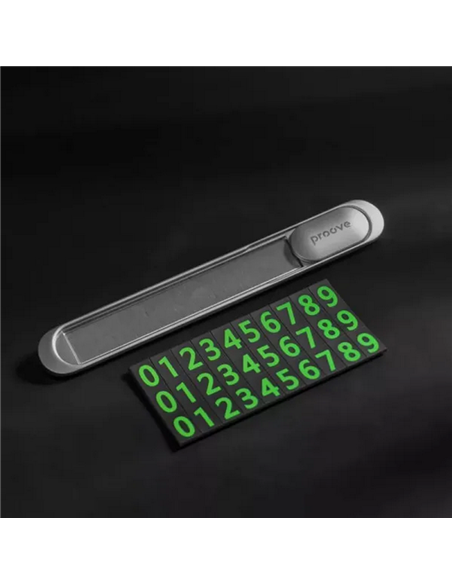 Парковочная карта Proove Parking Number Plate Metal Lock, Темно-серый