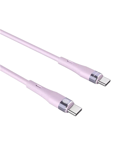 Cablu de încărcare Nillkin Type-C to Type-C Cable, Flowspeed, USB Type-C/USB Type-C, 1,2m, Violet