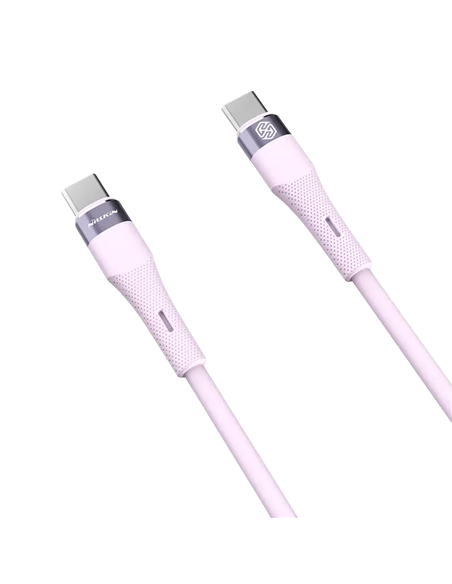 Cablu de încărcare Nillkin Type-C to Type-C Cable, Flowspeed, USB Type-C/USB Type-C, 1,2m, Violet