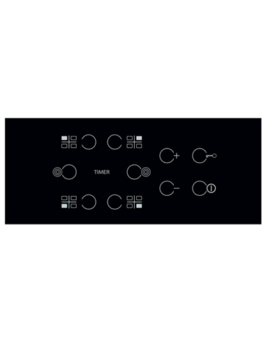 Plita incorporabilă electrică Whirlpool AKT 8210 LX, Negru