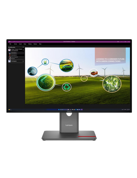 27" Монитор Lenovo P27q-40, IPS 2560x1440 WQHD, Eclipse Black