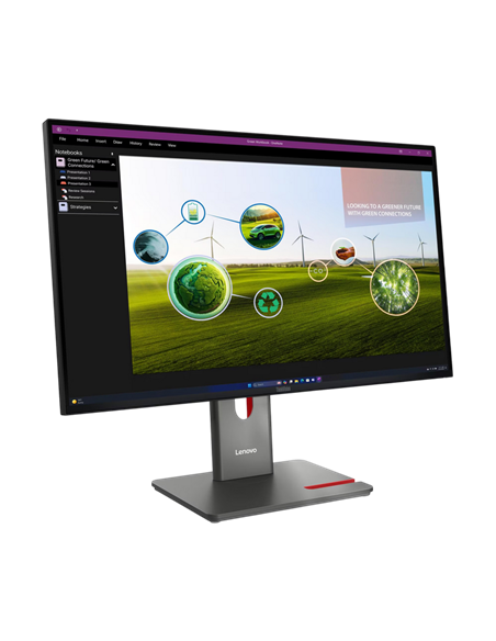 27" Монитор Lenovo P27q-40, IPS 2560x1440 WQHD, Eclipse Black