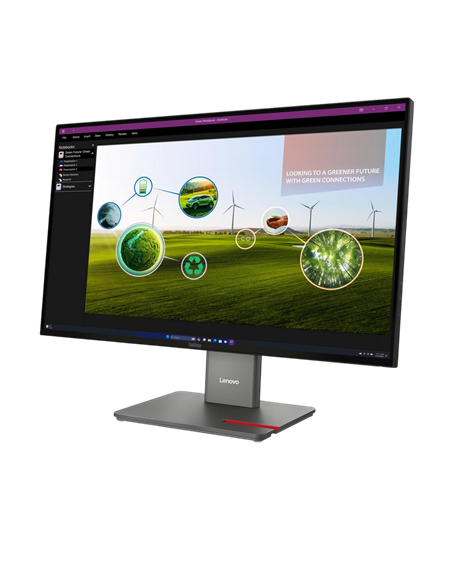 27" Монитор Lenovo P27q-40, IPS 2560x1440 WQHD, Eclipse Black