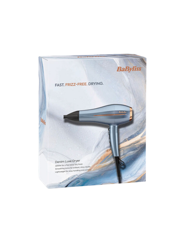 Фен BaByliss D251PE, 2200Вт, Голубой