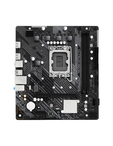 Материнская плата ASRock H610M-H2/M.2 D5, LGA1700, Intel H610, Micro-ATX