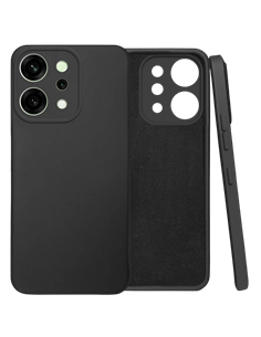 Husă Xcover Soft Touch pentru Honor Oppo Reno 14, Negru