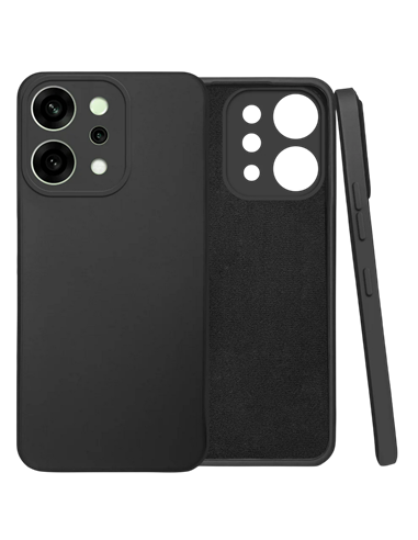 Husă Xcover Soft Touch pentru Honor Oppo Reno 14, Negru
