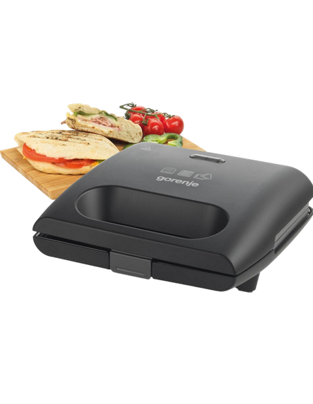 Aparat pentru sandwich multifunctional Gorenje SM703GCB, Negru