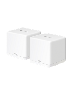 Sistem Wi-Fi Mesh MERCUSYS Halo H60X(2-pack), Wi-Fi, Alb
