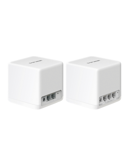 Sistem Wi-Fi Mesh MERCUSYS Halo H60X(2-pack), Wi-Fi, Alb