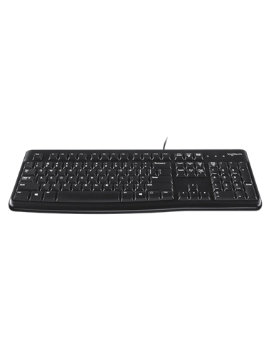 Клавиатура Logitech K120, Проводное, Чёрный