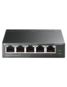 PoE коммутатор TP-LINK TL-SF1005LP, 4x IEEE 802.3af