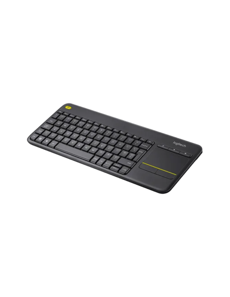 Клавиатура Logitech K400 Plus, Беспроводное, Чёрный