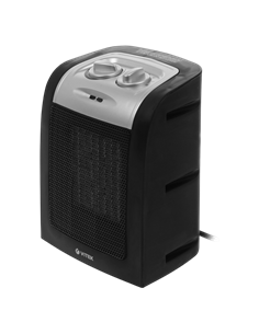Тепловентилятор VITEK VT-2067, 1800Вт, Чёрный | Серебристый