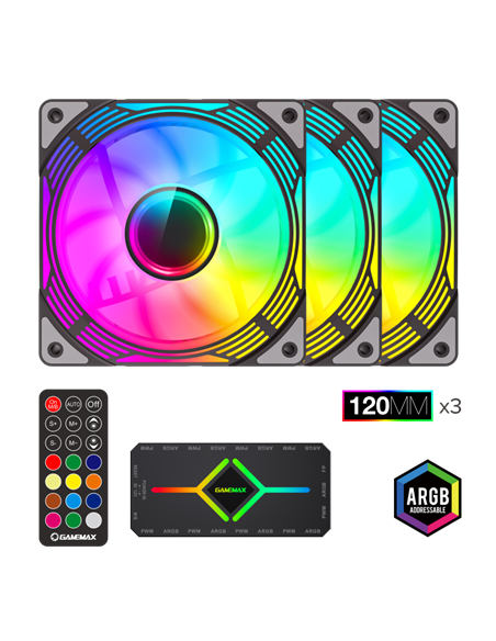 Ventilator PC Gamemax KF300, 120 mm