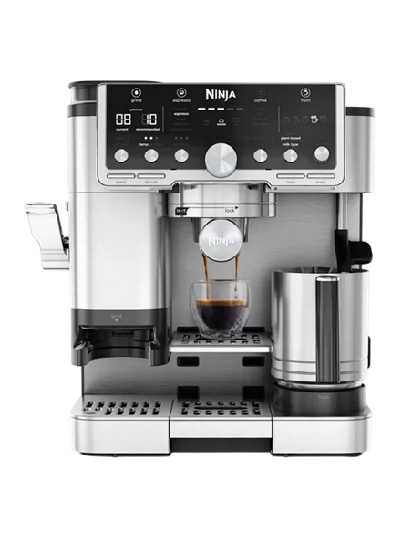 Кофеварка рожковая Ninja ES701EU, 1650Вт, Нержавеющая сталь