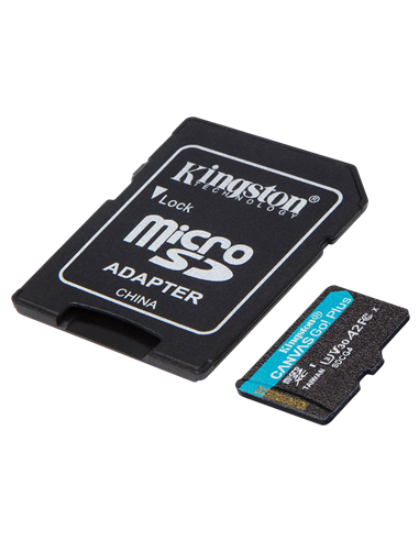 Карта памяти Kingston Canvas Go! Plus, 256Гб (SDCG4/256GB)