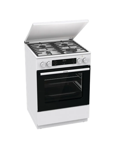 Комбинированная плита Gorenje GKS6C71WA, Белый