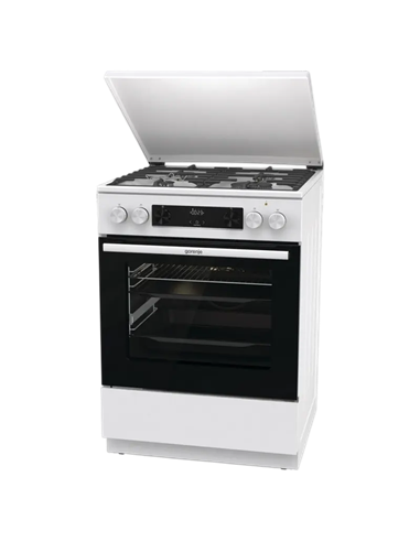 Комбинированная плита Gorenje GKS6C71WA, Белый