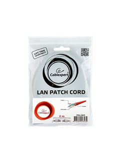 Патч-корд Cablexpert PP6U-2M/R, Cat6 UTP, 2м, Красный 2