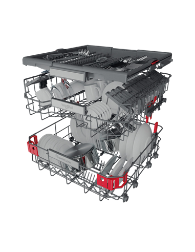 Посудомоечная машина Whirlpool WIO 3O540 PELG, Нержавеющая сталь