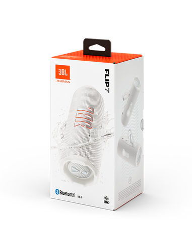 Boxă portabilă JBL Flip 7, Alb