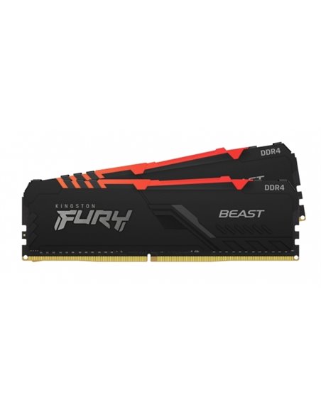 Memorie RAM Kingston FURY Beast, DDR4 SDRAM, 3200 MHz, 32GB, KF432C16BB1K2/32