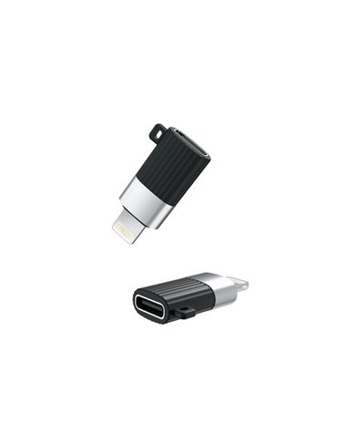Adaptor USB XO NB149B, micro-USB (F)/Lightning, Negru