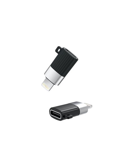 Adaptor USB XO NB149B, micro-USB (F)/Lightning, Negru