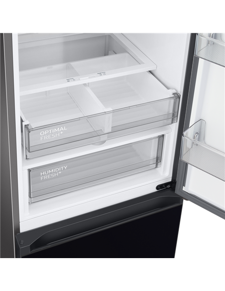 Холодильник Samsung Bespoke AI RB38C7B6D22/EF, Чёрный