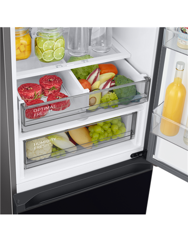 Frigider Samsung Bespoke AI RB38C7B6D22/EF, Negru