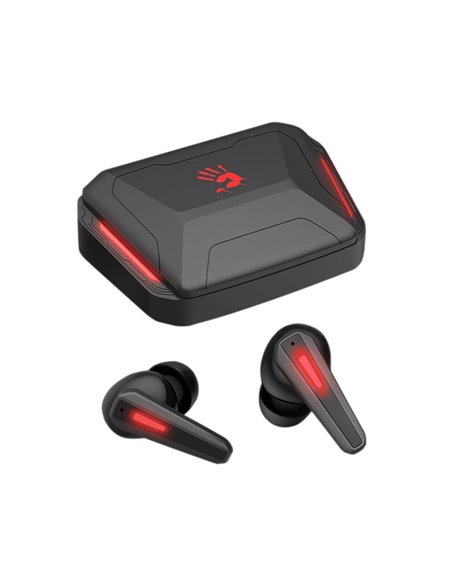 Căști gaming Bloody M70, Fără fir, Negru/Rosu