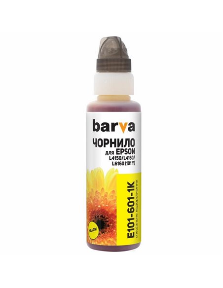 Recipient de cerneală Barva E101-601, 100ml, Galben